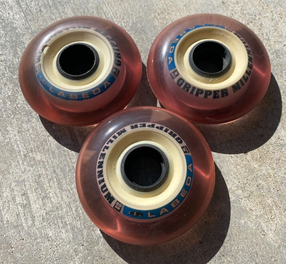 x3 Labeda Gripper Millennium Wheels 80mm X Soft 78a Inline Rollerblading 964A